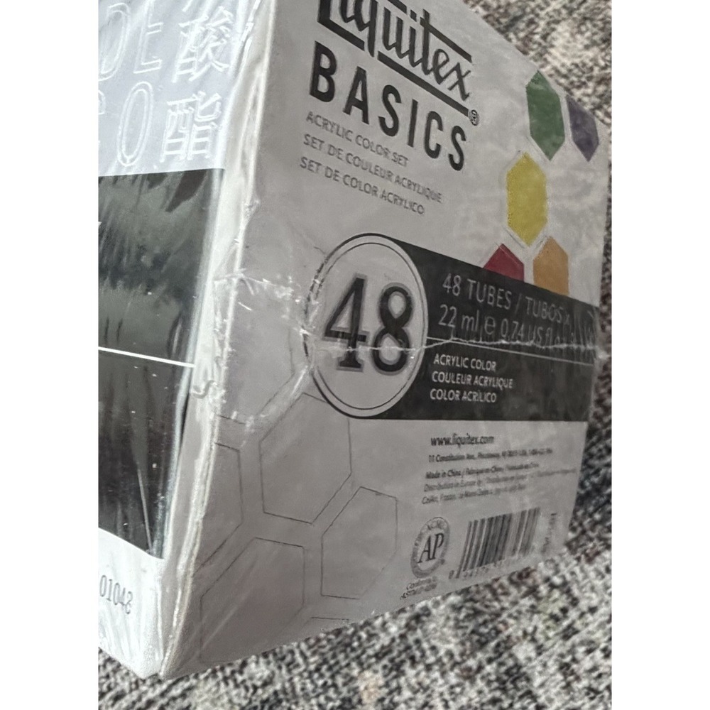 NEW 48 Liquitex BASICS Acrylic Paint Tube Set EACH 22ml/0.74 Oz Art Crafts - Picture 3 of 6